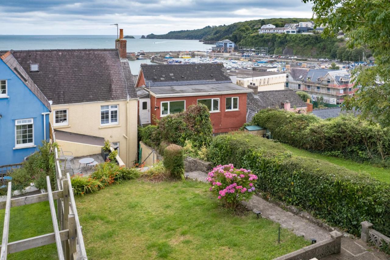 Ivydene - Beautiful Cottage, Stone Throw From Beach, Wonderful Sea Views Saundersfoot Esterno foto